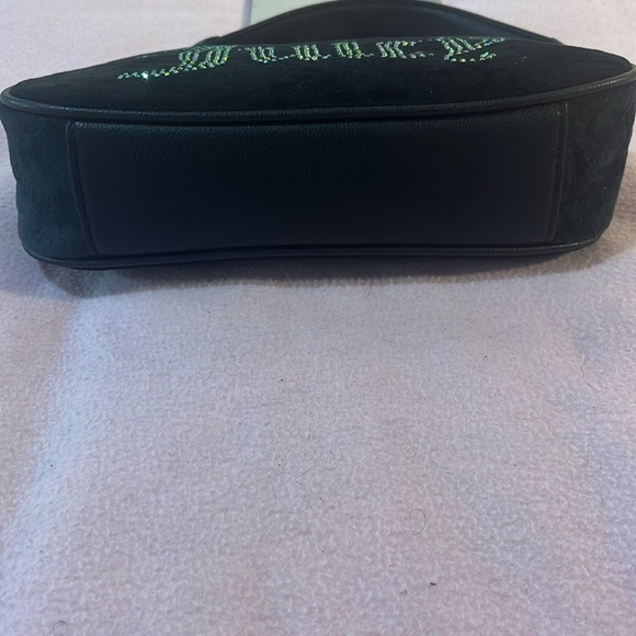 Juicy Couture Black "Liquorice" Shoulder Bag with Gold Accents - Picture 5 of 6